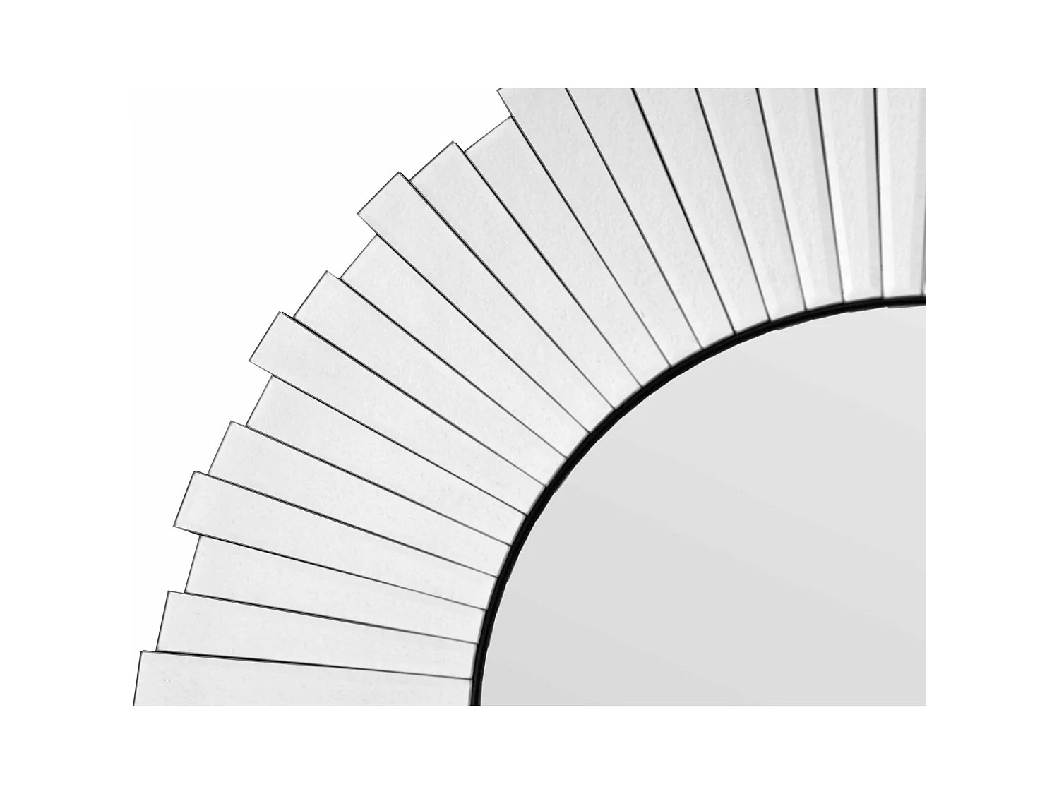 Miroir Solaire Éclatant à Rayons Design pour Déco Murale