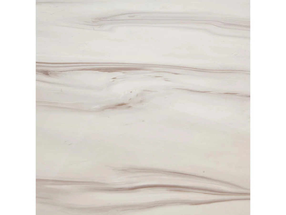 Table Basse en Verre "Olaze" 120cm Effet Marbre