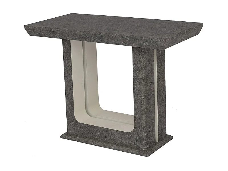 Table Console extensible 250cm Houston Effet Béton
