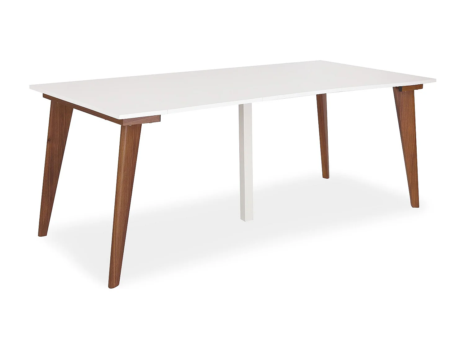 Table Console Extensible "Ève" 45-195cm Blanc
