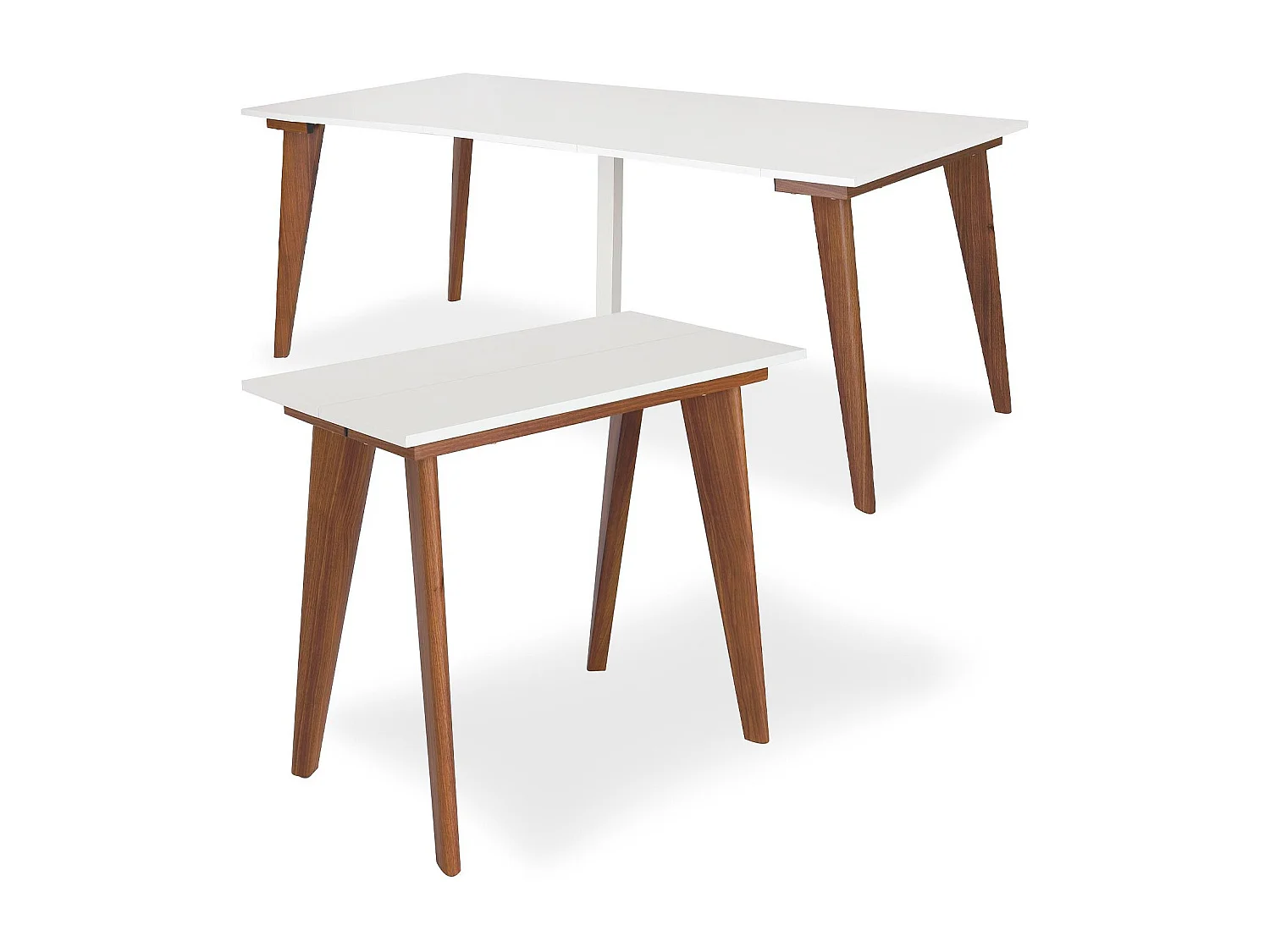 Table Console extensible Flavie Blanc