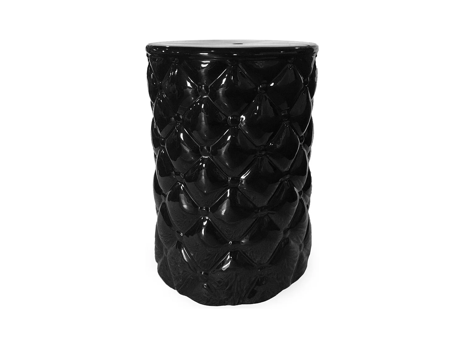 Pouf en céramique Lover Noir