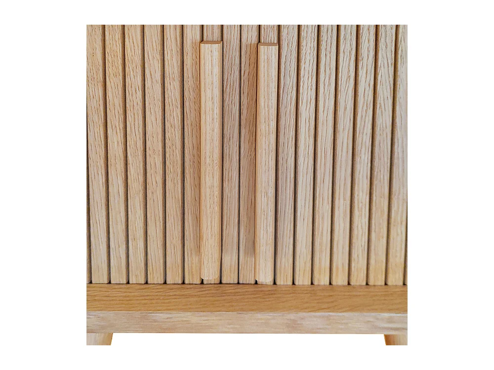 Table de Chevet Design "Rove" 50cm Chêne