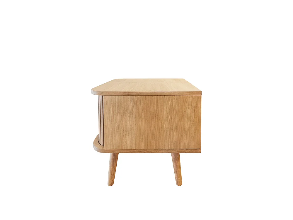 Table de Chevet Design "Rove" 50cm Chêne