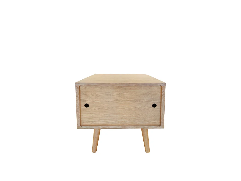 Table de Chevet Design "Rove" 50cm Chêne