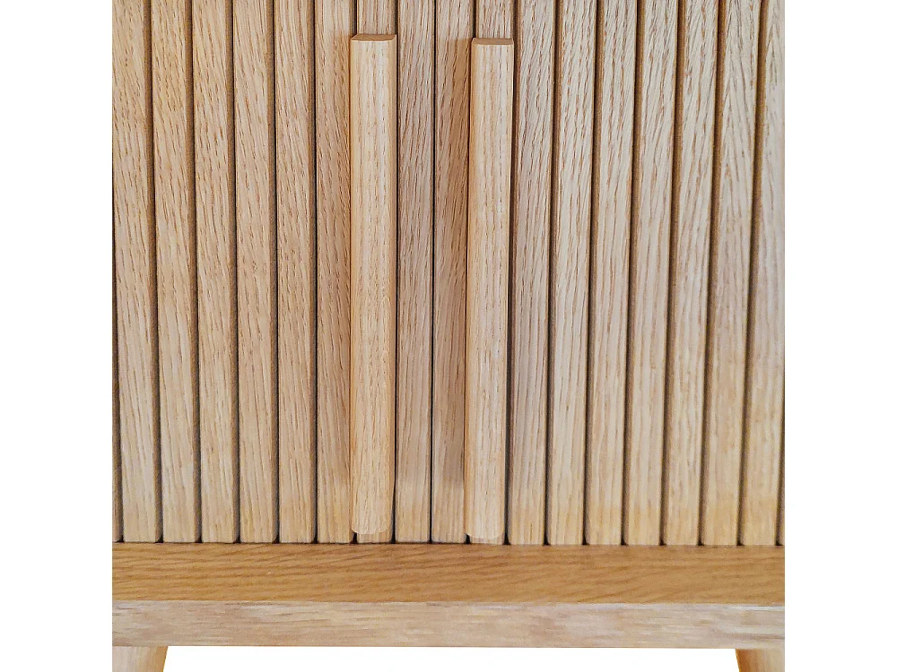 Table de Chevet Design "Rove" 50cm Chêne