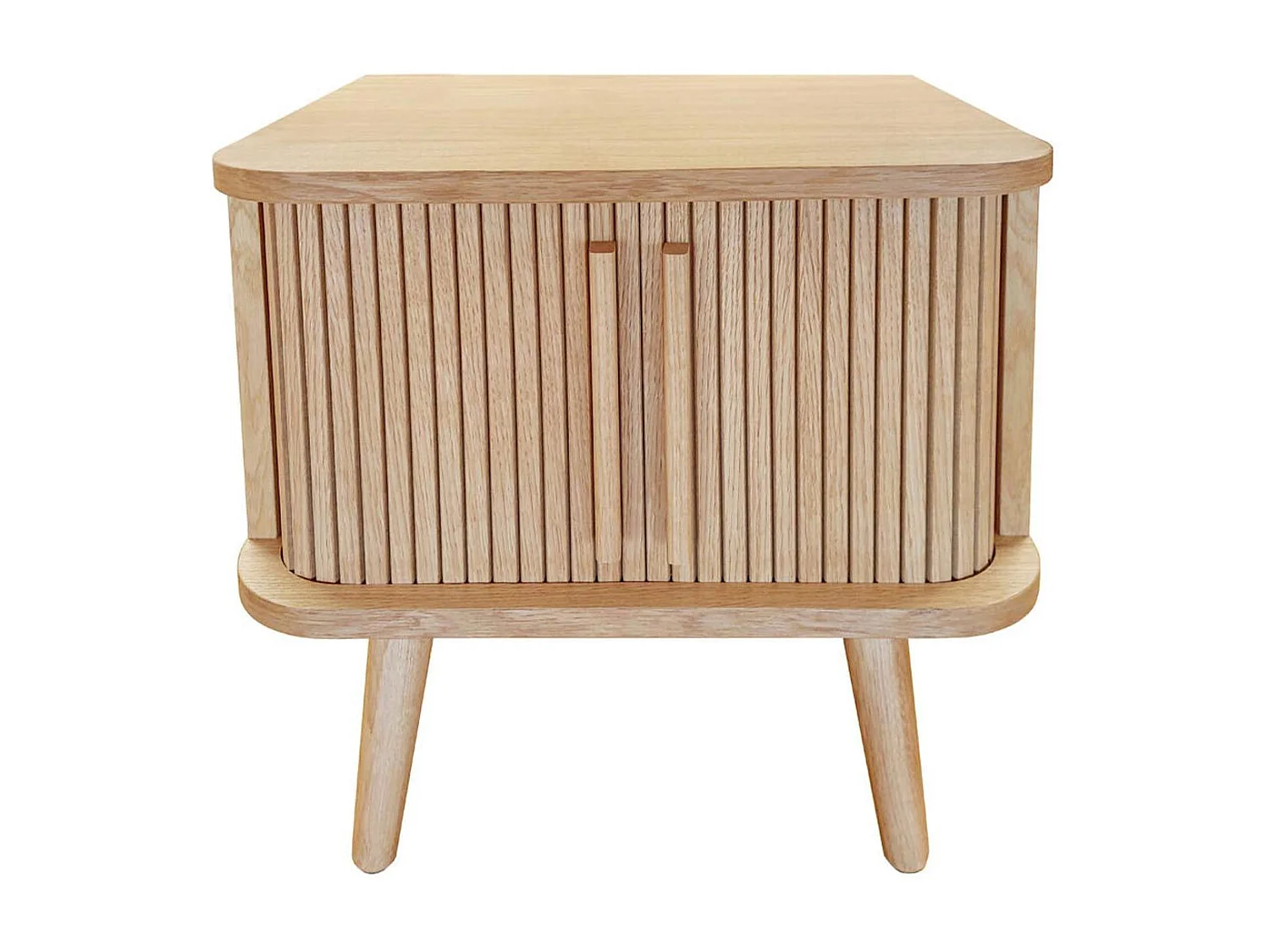 Table de Chevet Design "Rove" 50cm Chêne