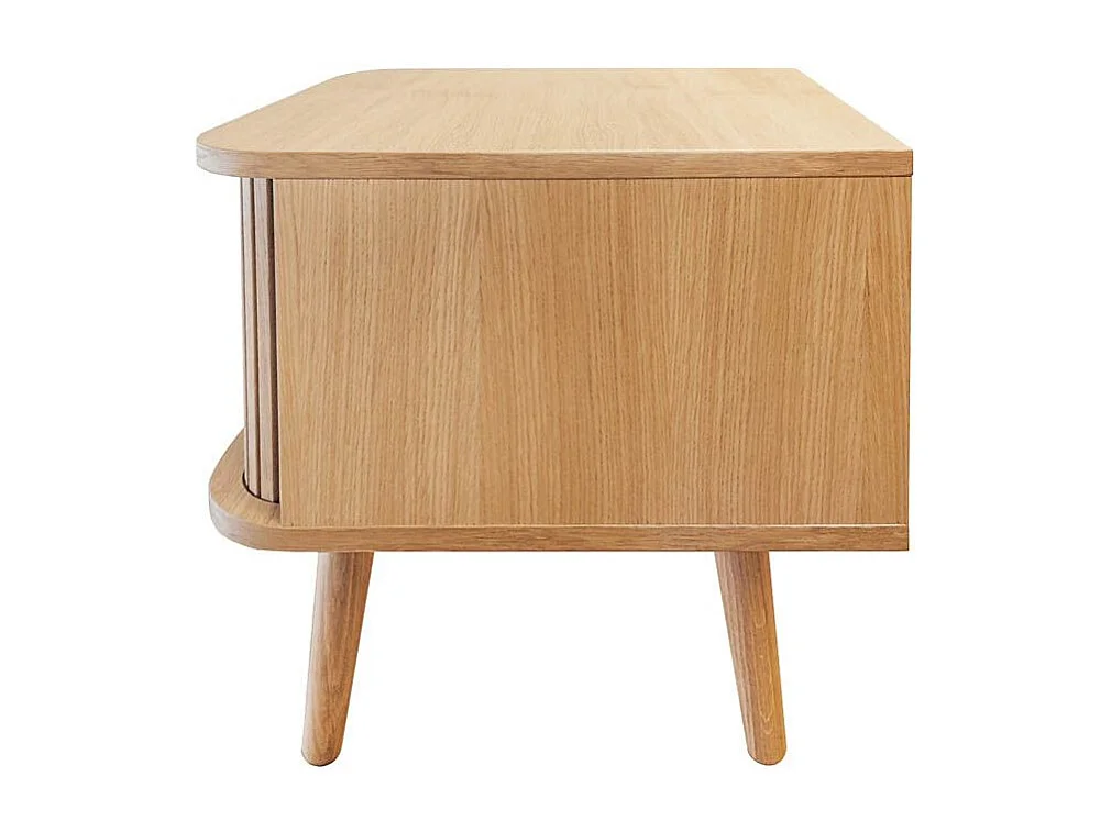 Table de Chevet Design "Rove" 50cm Chêne