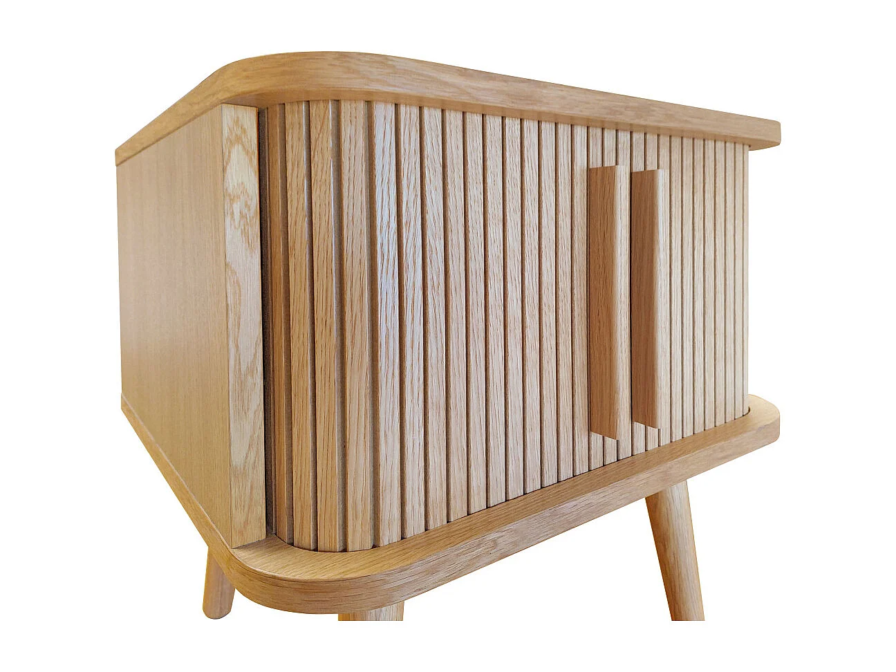 Table de Chevet Design "Rove" 50cm Chêne