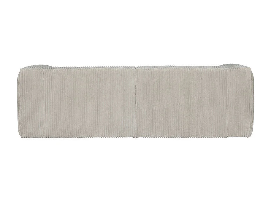 Bean - Canapé 4 places en velours côtelé - Naturel