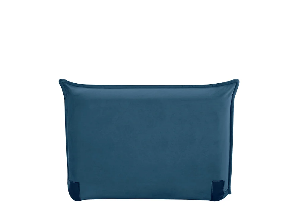 Nala - Chauffeuse convertible 1 place en velours - Bleu foncé