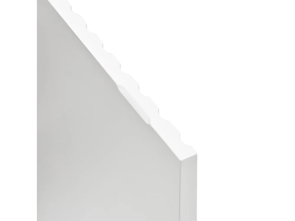 Doric - Buffet 3 portes en bois L150cm : Couleur - Blanc