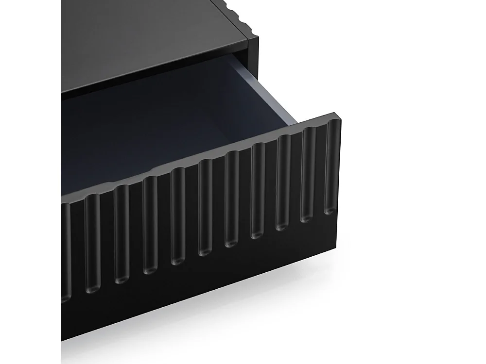 Doric - Table basse en bois - Noir