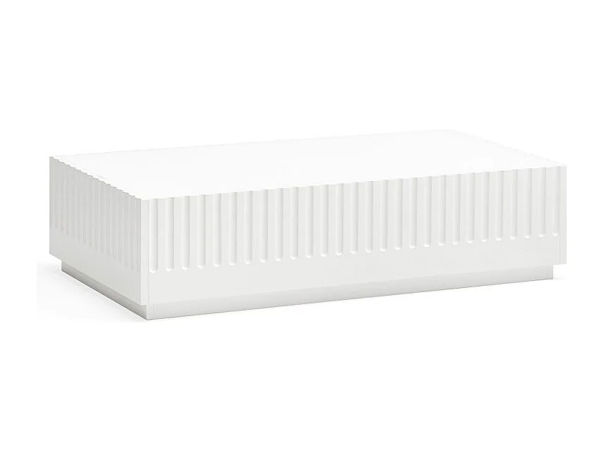 Doric - Table basse en bois - Blanc