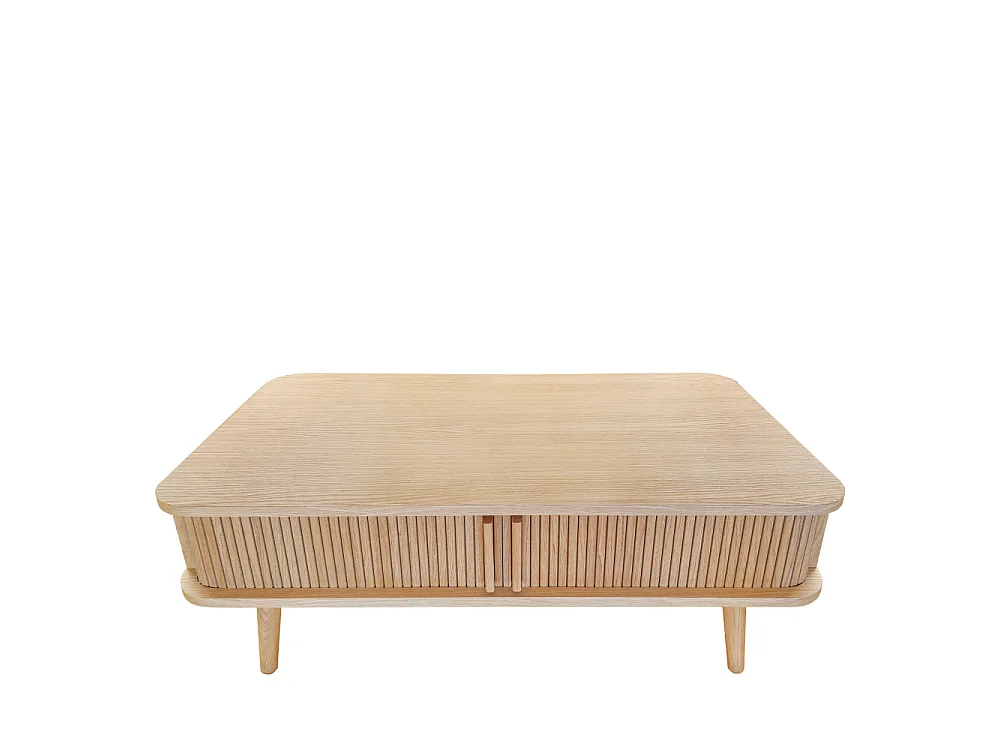 Table Basse Design "Rove" 107cm Chêne