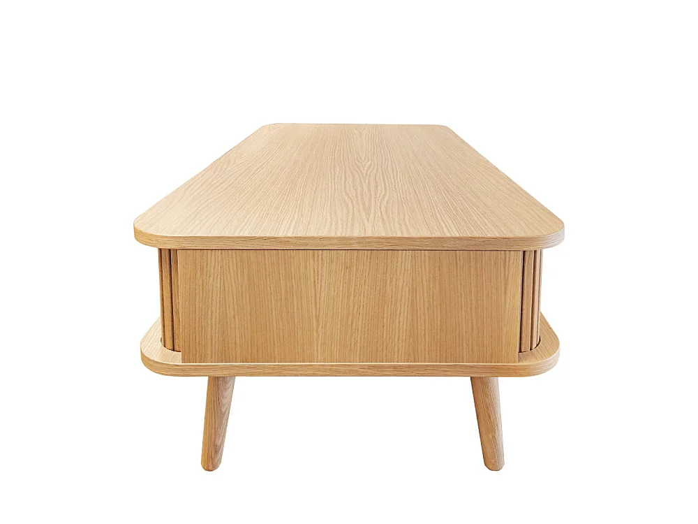 Table Basse Design "Rove" 107cm Chêne