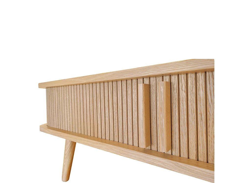 Table Basse Design "Rove" 107cm Chêne