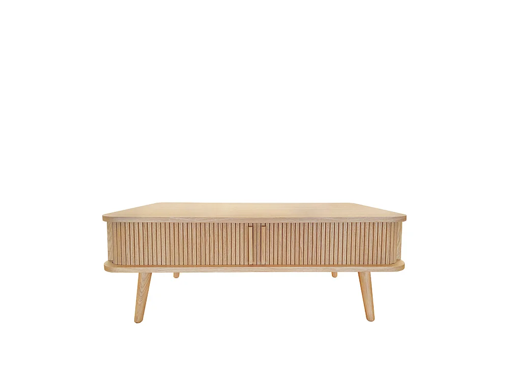 Table Basse Design "Rove" 107cm Chêne