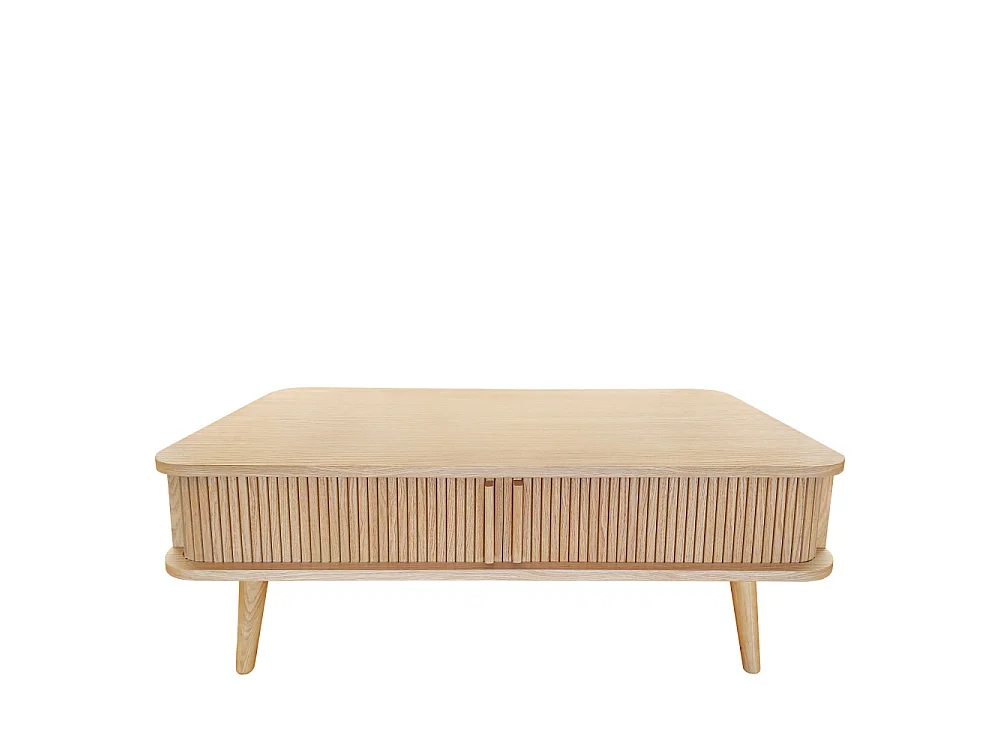 Table Basse Design "Rove" 107cm Chêne