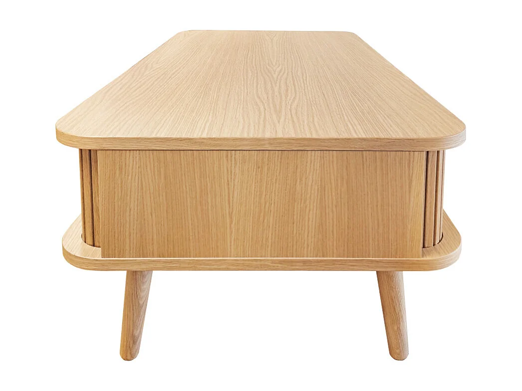 Table Basse Design "Rove" 107cm Chêne