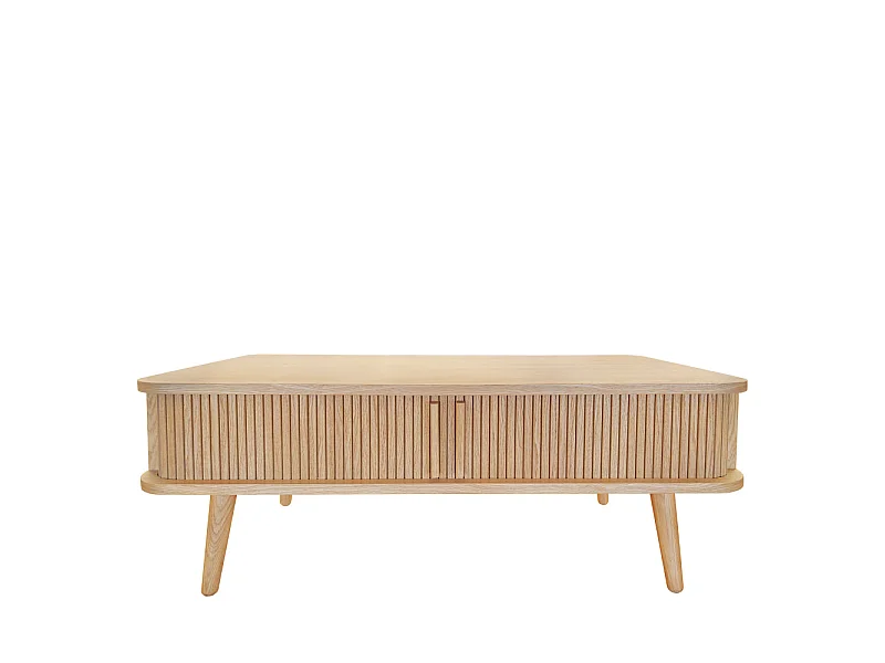 Table Basse Design "Rove" 107cm Chêne