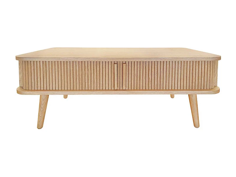 Table Basse Design "Rove" 107cm Chêne