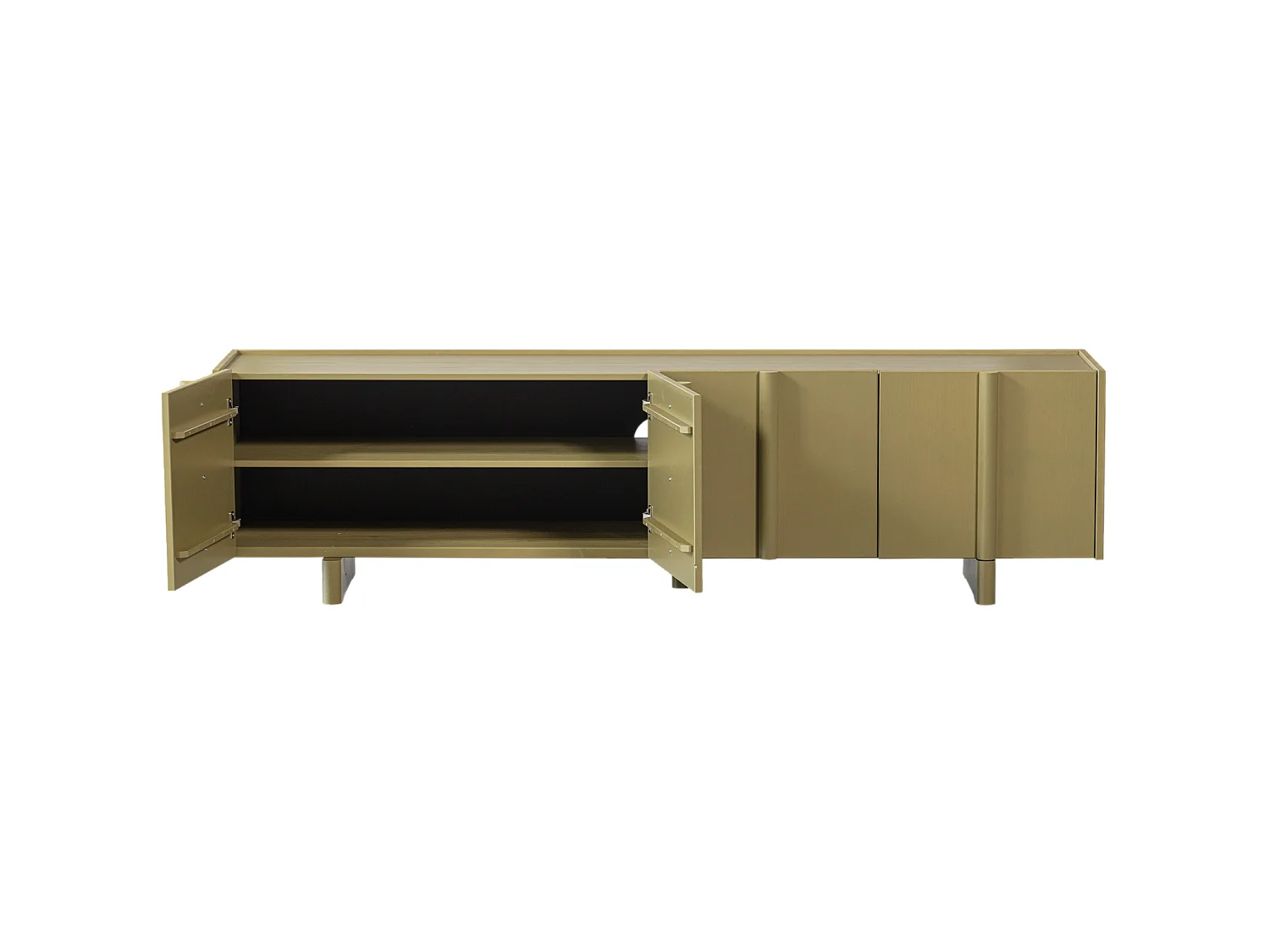 Meuble tv 3 portes en pin BASU