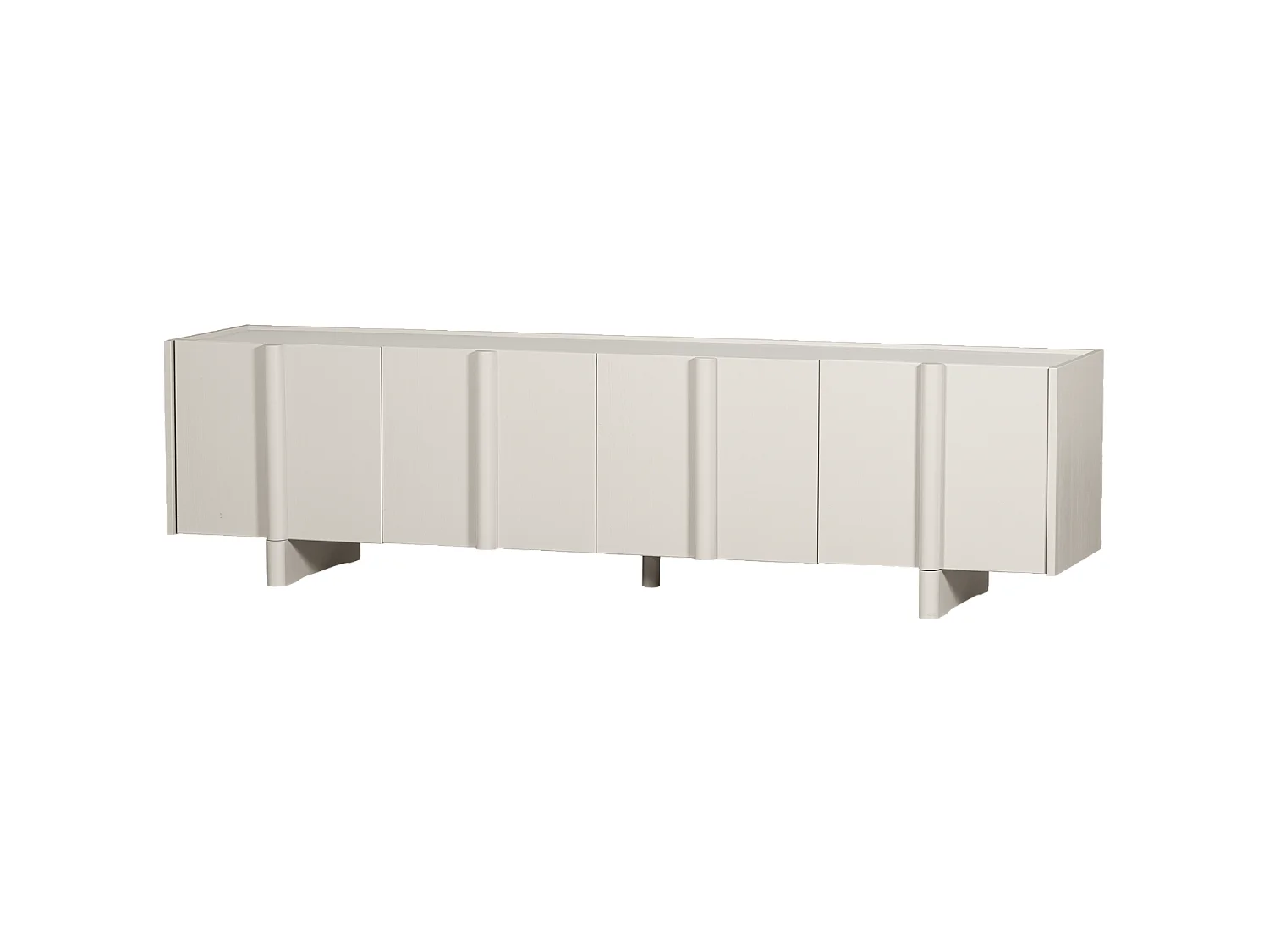 Meuble tv 3 portes en pin BASU