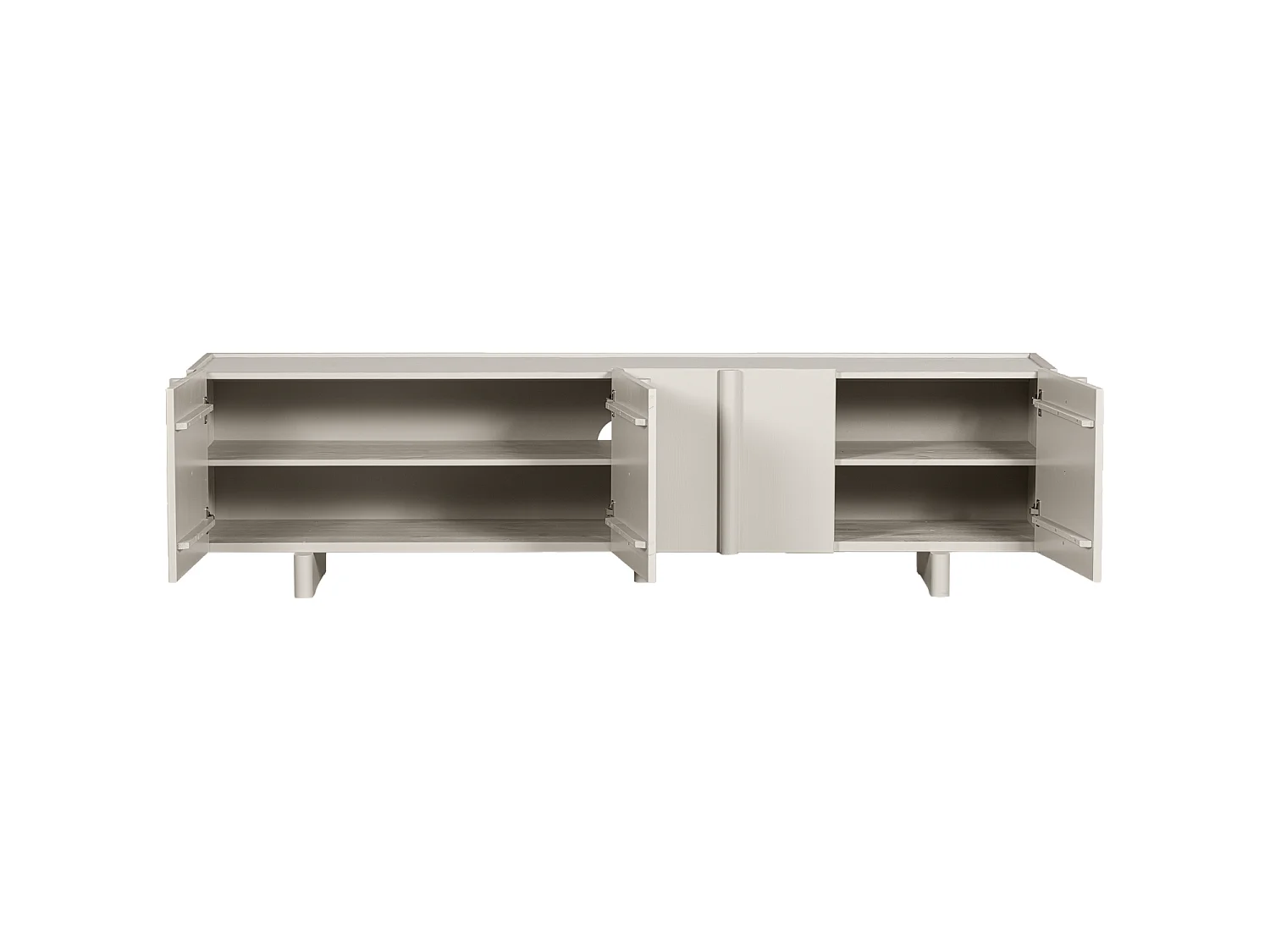 Meuble tv 3 portes en pin BASU