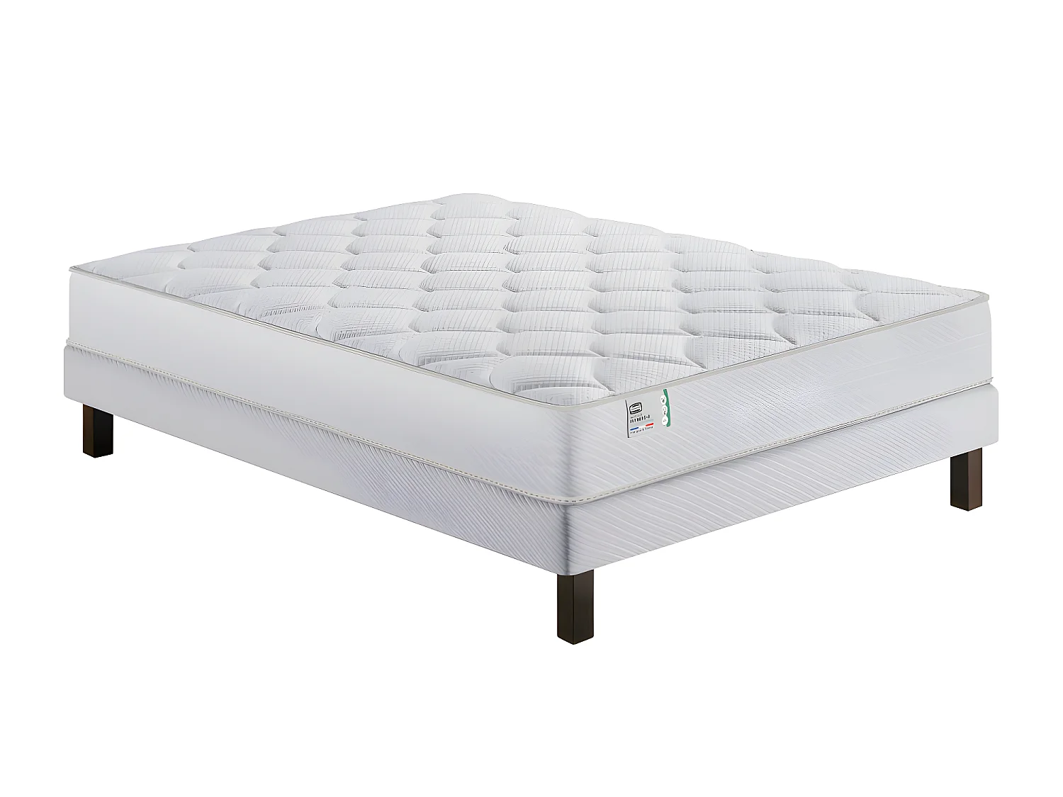Fitness-R - Matelas 100% ressorts et mémoire de forme, accueil ferme - 180x200 cm