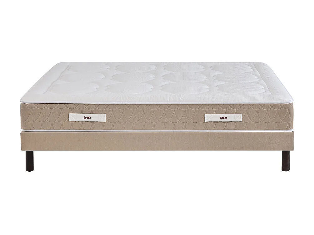 Clémaé 2 - Matelas à ressorts et latex, accueil équilibré - 180x200 cm
