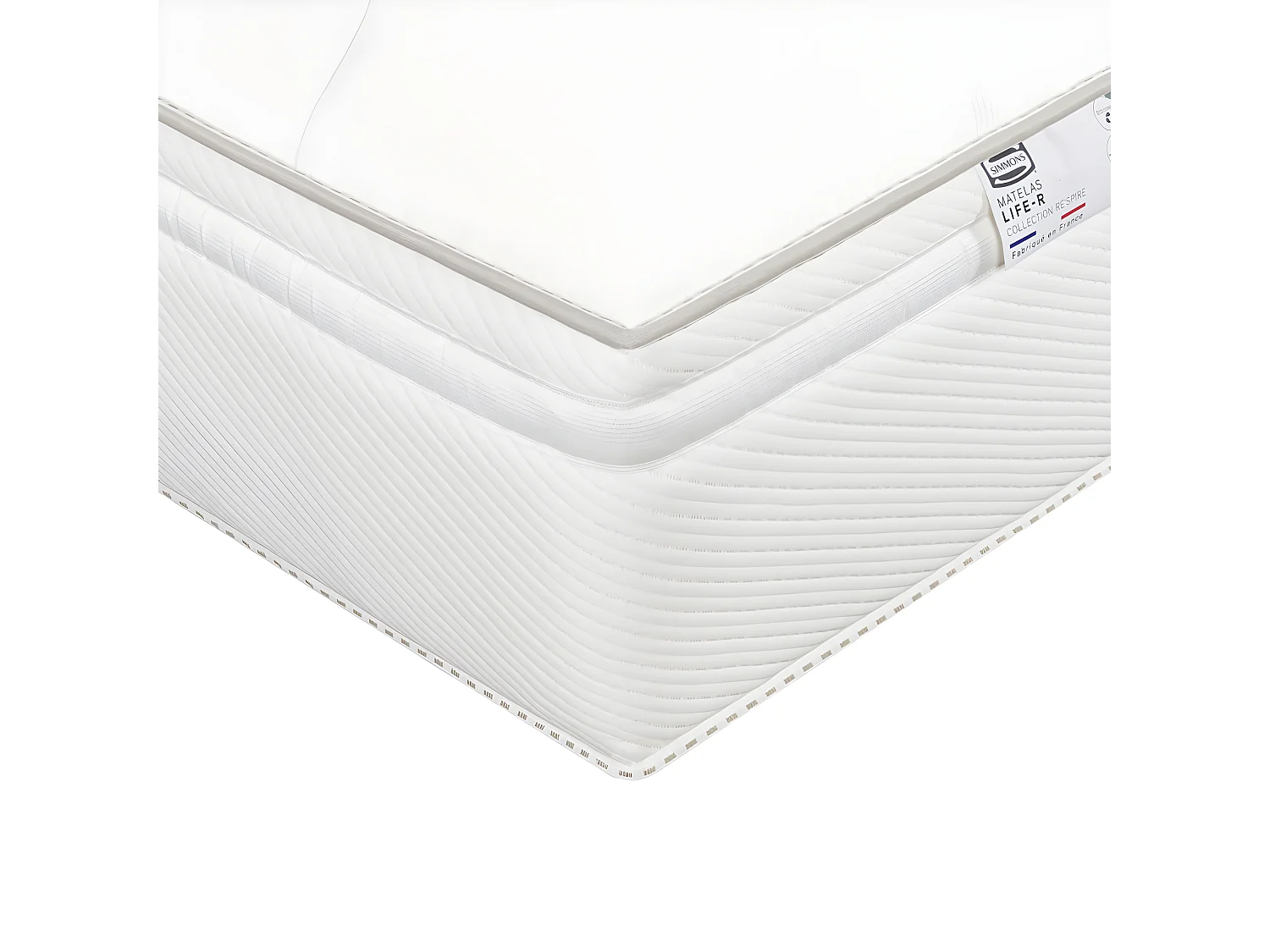 Life-R - Matelas 100% ressorts, épaisseur 29cm, accueil équilibré - 180x200 cm