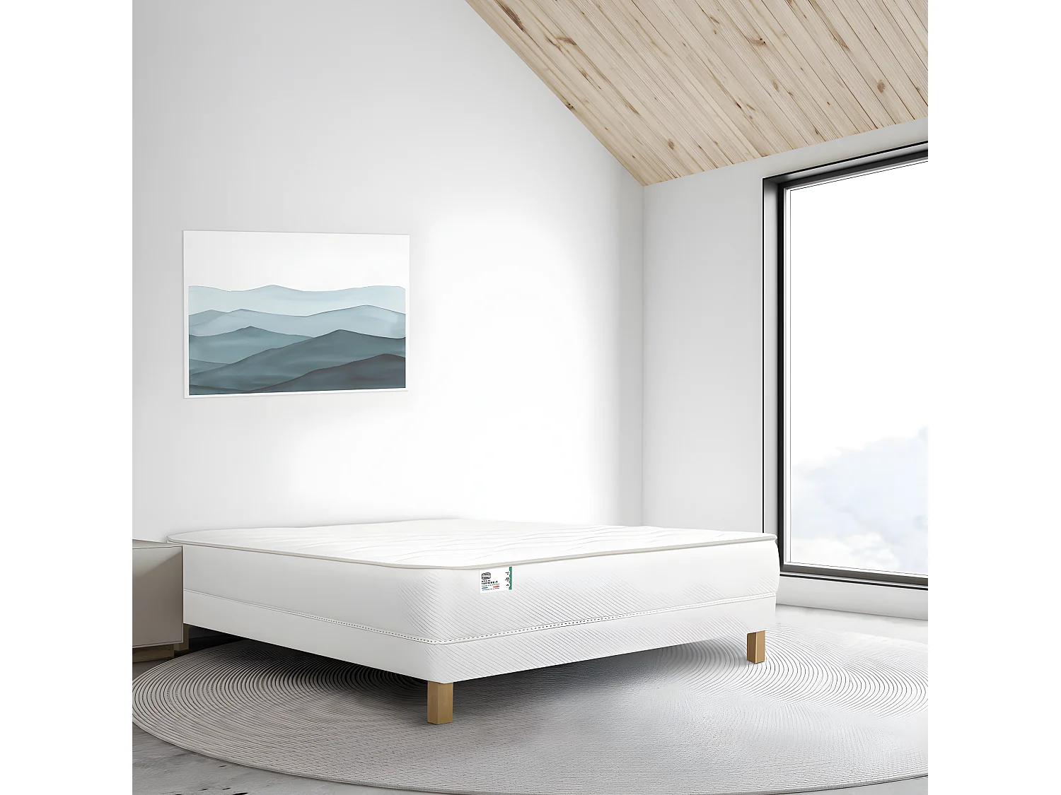 Training-R - Matelas 100% ressorts, accueil ferme - 180x200 cm