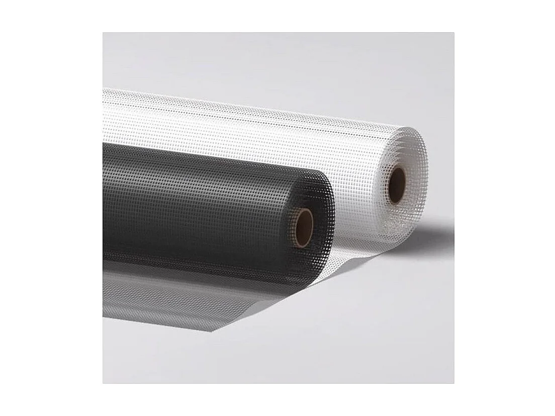 Moustiquaire en fibre de verre anthracite 120x100 cm