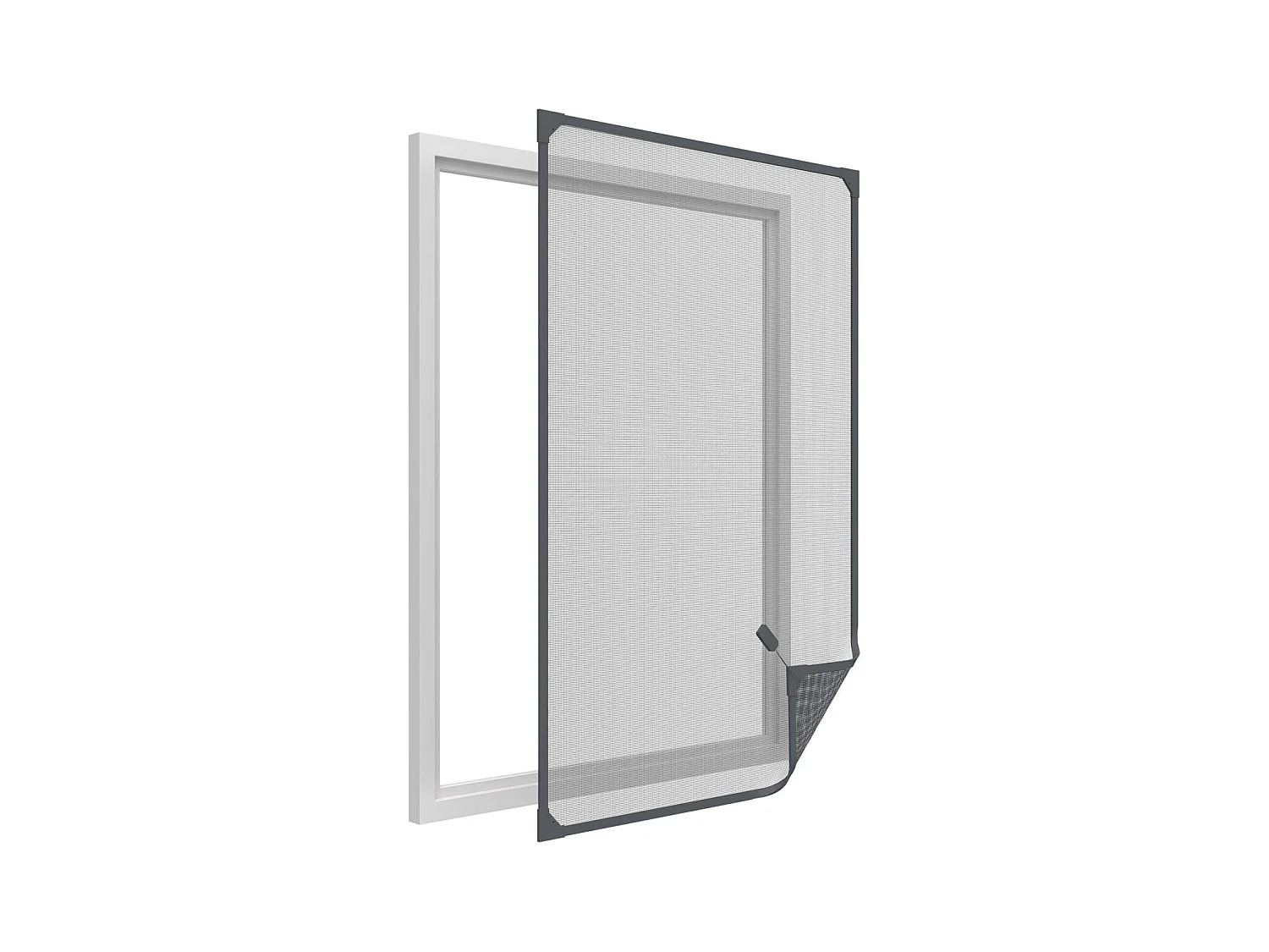 Moustiquaire avec cadre magnétique pour fenêtre anthracite max 120x140 cm