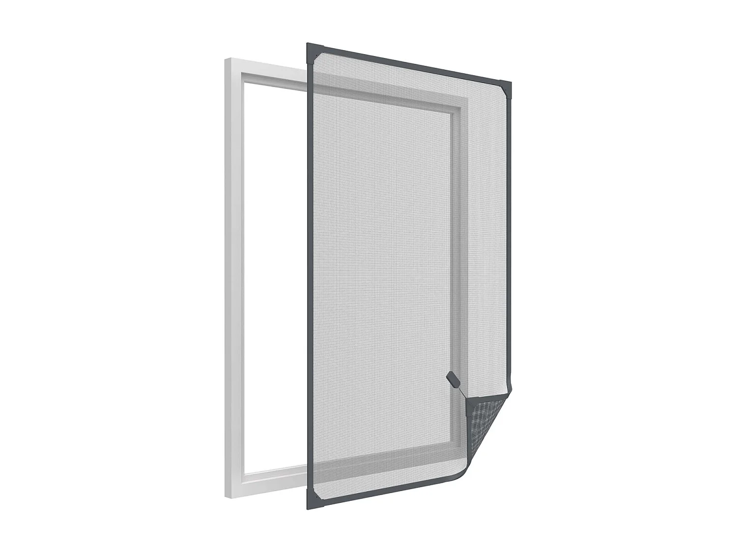 Mosquitera con marco magnético para ventanas antracita máx. 120x140 cm