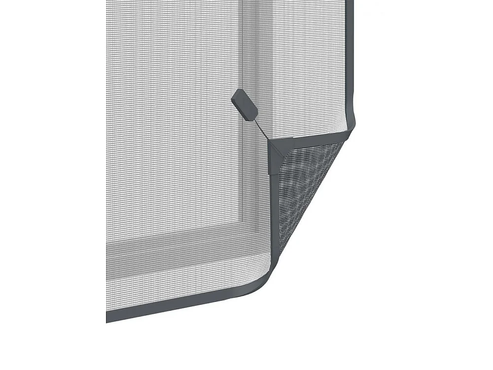 Moustiquaire avec cadre magnétique pour fenêtre anthracite max 120x140 cm