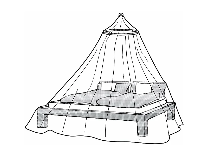Moskitonetz für ein Doppelbett
