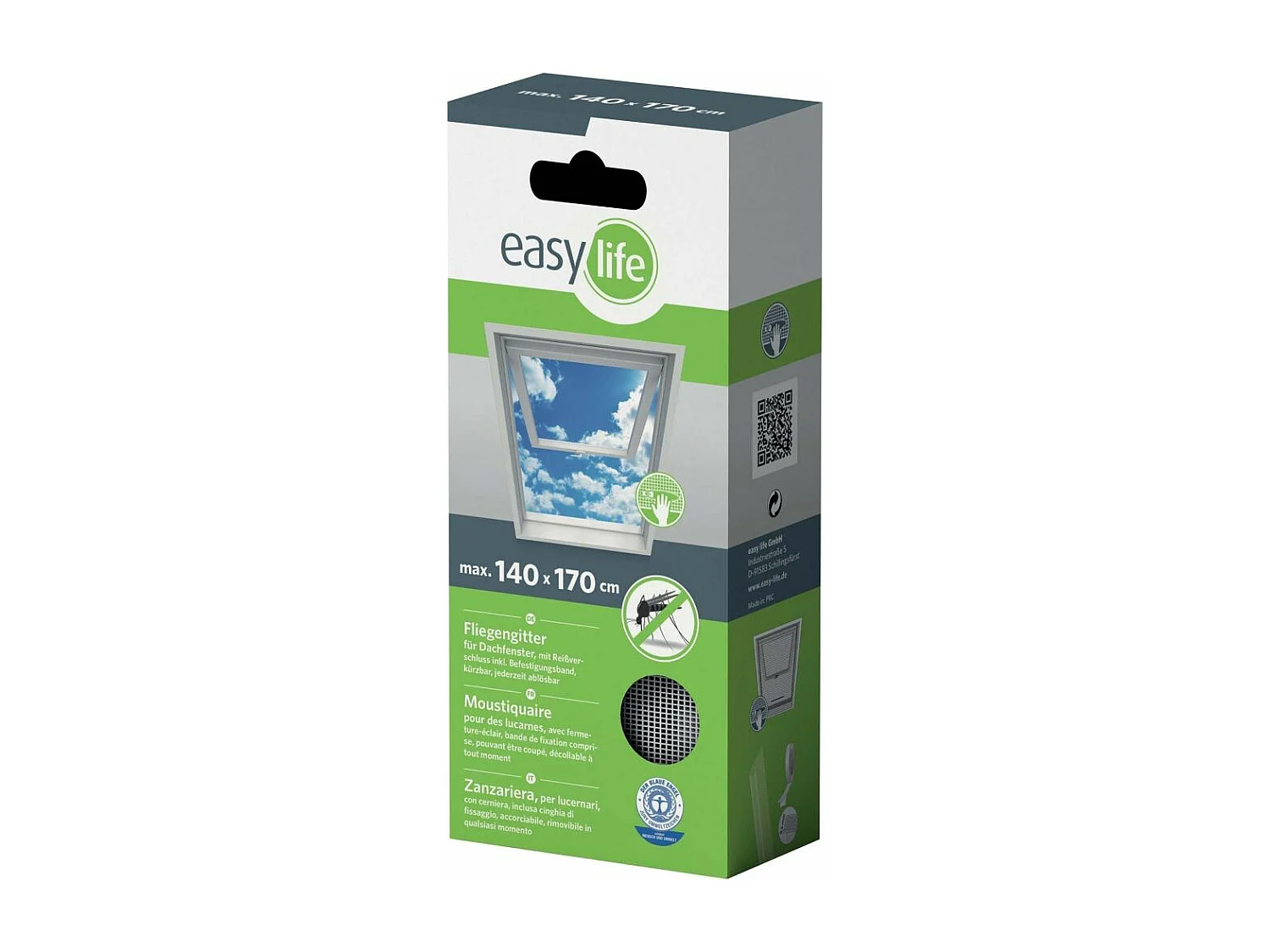 Mosquitera para la ventana del techo