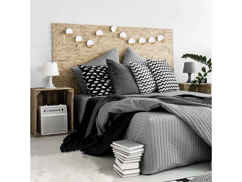 Guirlande lumineuse boules pailletées 10 leds (Lot de 2)