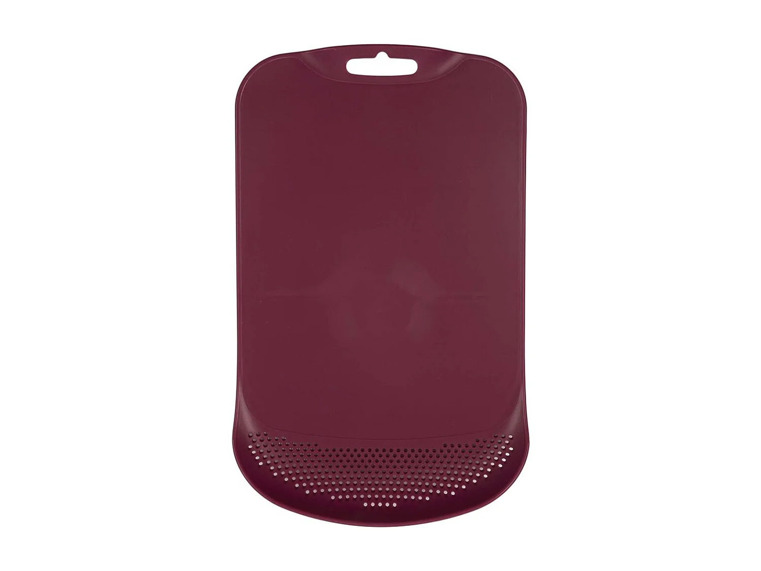 Planche à découper en polypropylène avec passoire intégrée (Lot de 2) Bordeaux