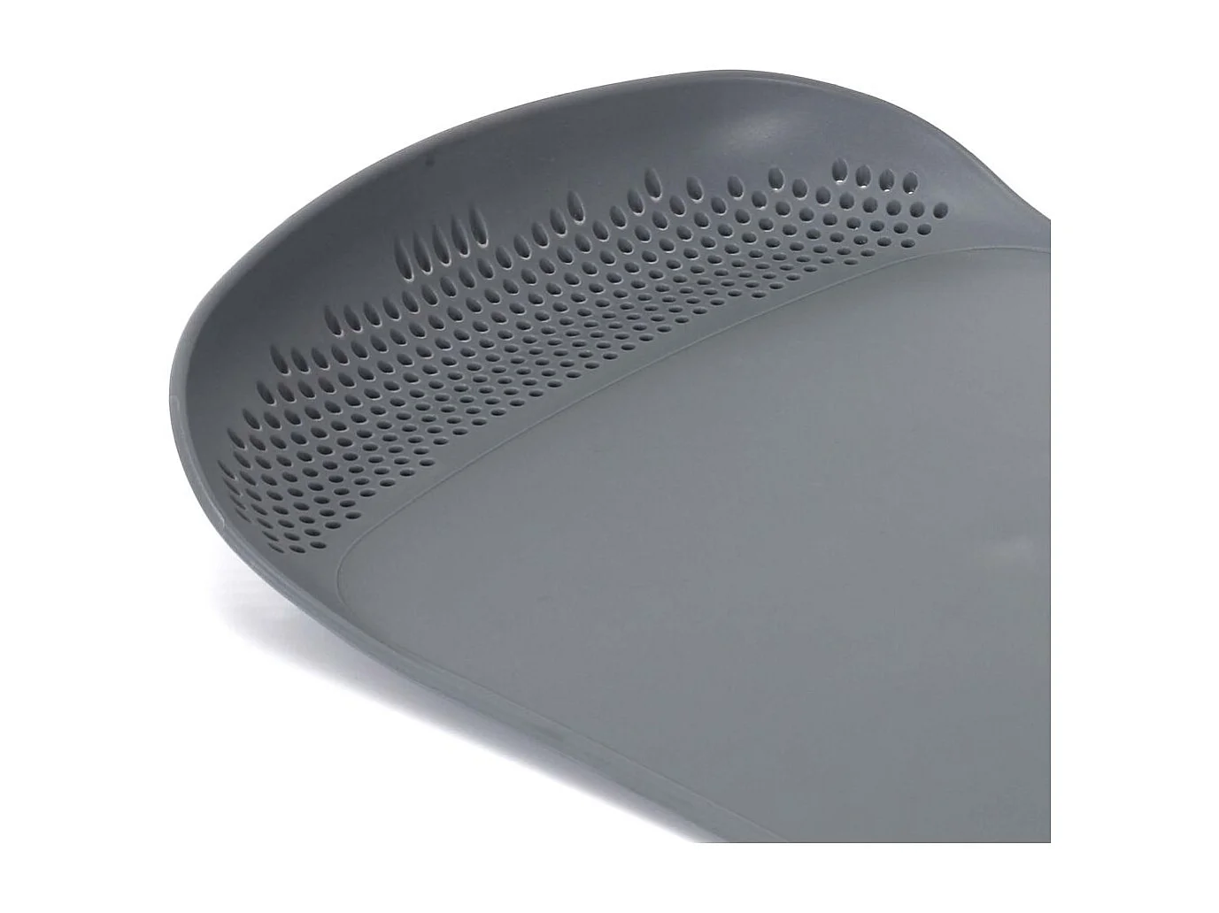 Planche à découper en polypropylène avec passoire intégrée (Lot de 2) Gris