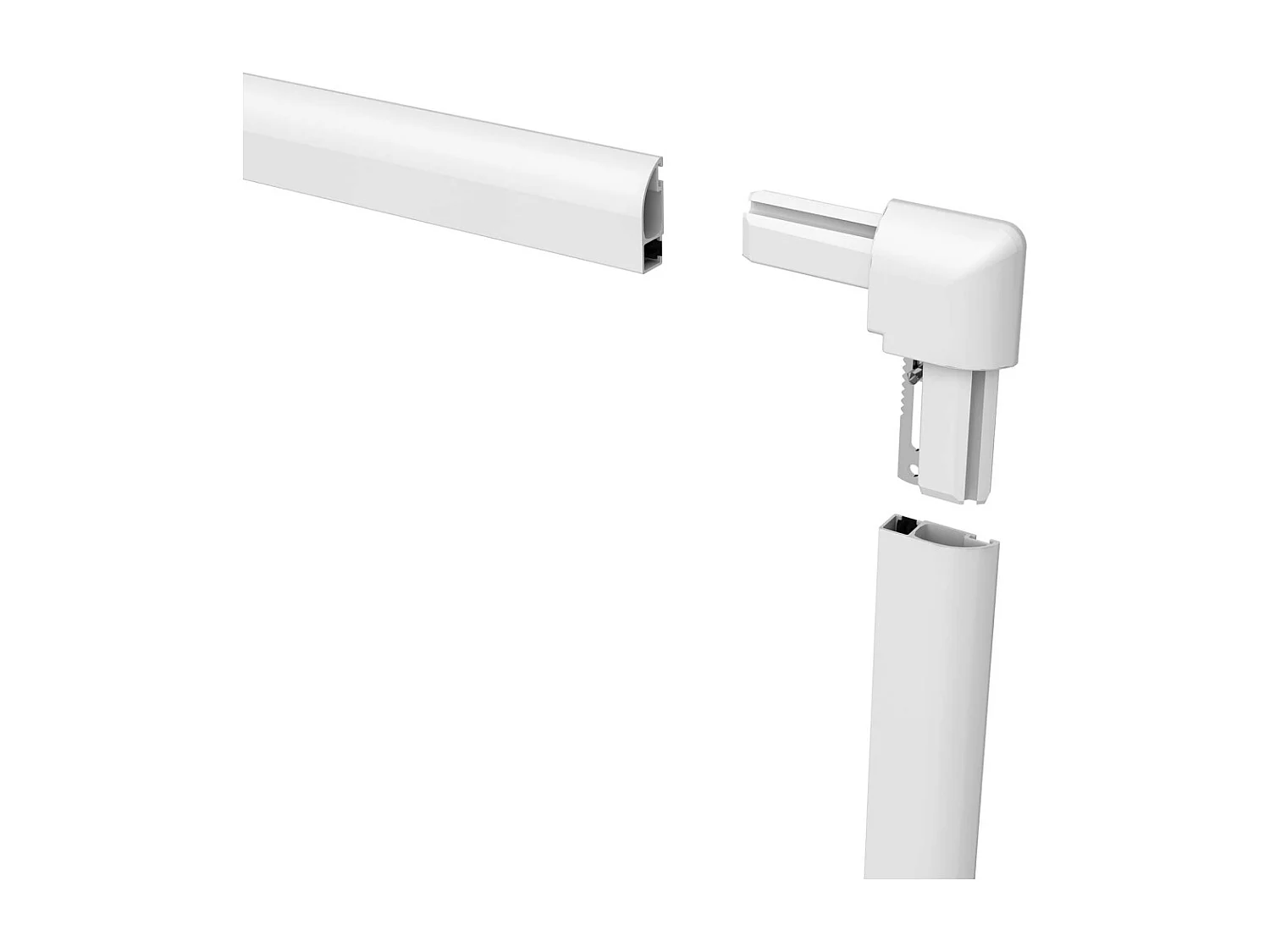 Moustiquaire pour fenêtre avec cadre en aluminium blanc