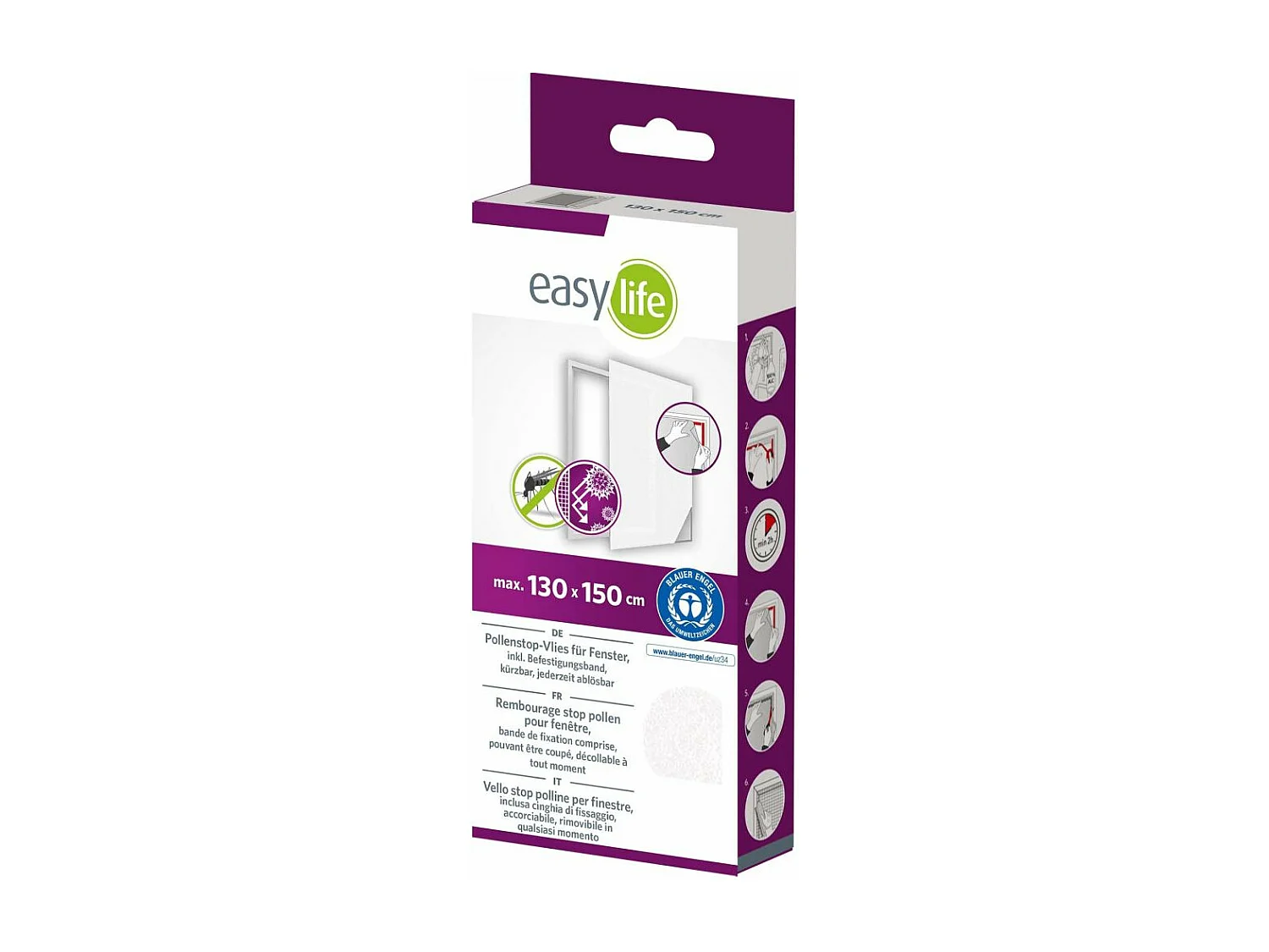 Moustiquaire avec protection anti-pollen (Lot de 3)