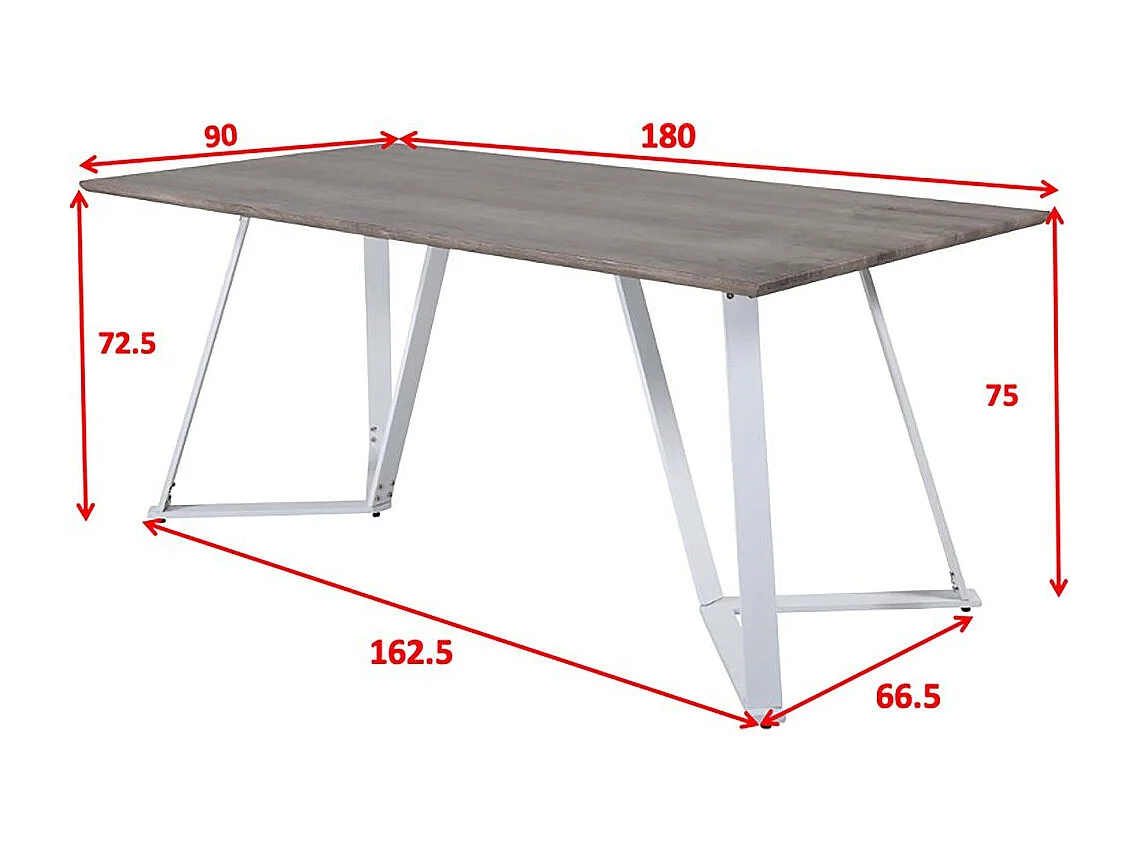 Table à Manger Design "Marina" 180cm Noir