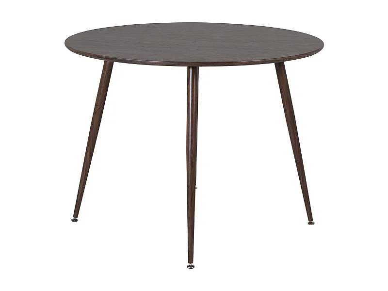 Tavolo rotondo Plaza in MDF e acciaio 100 cm