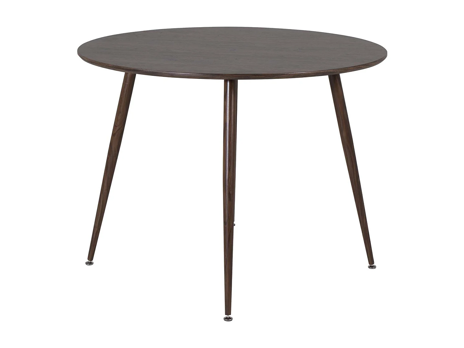 Tavolo rotondo Plaza in MDF e acciaio 100 cm