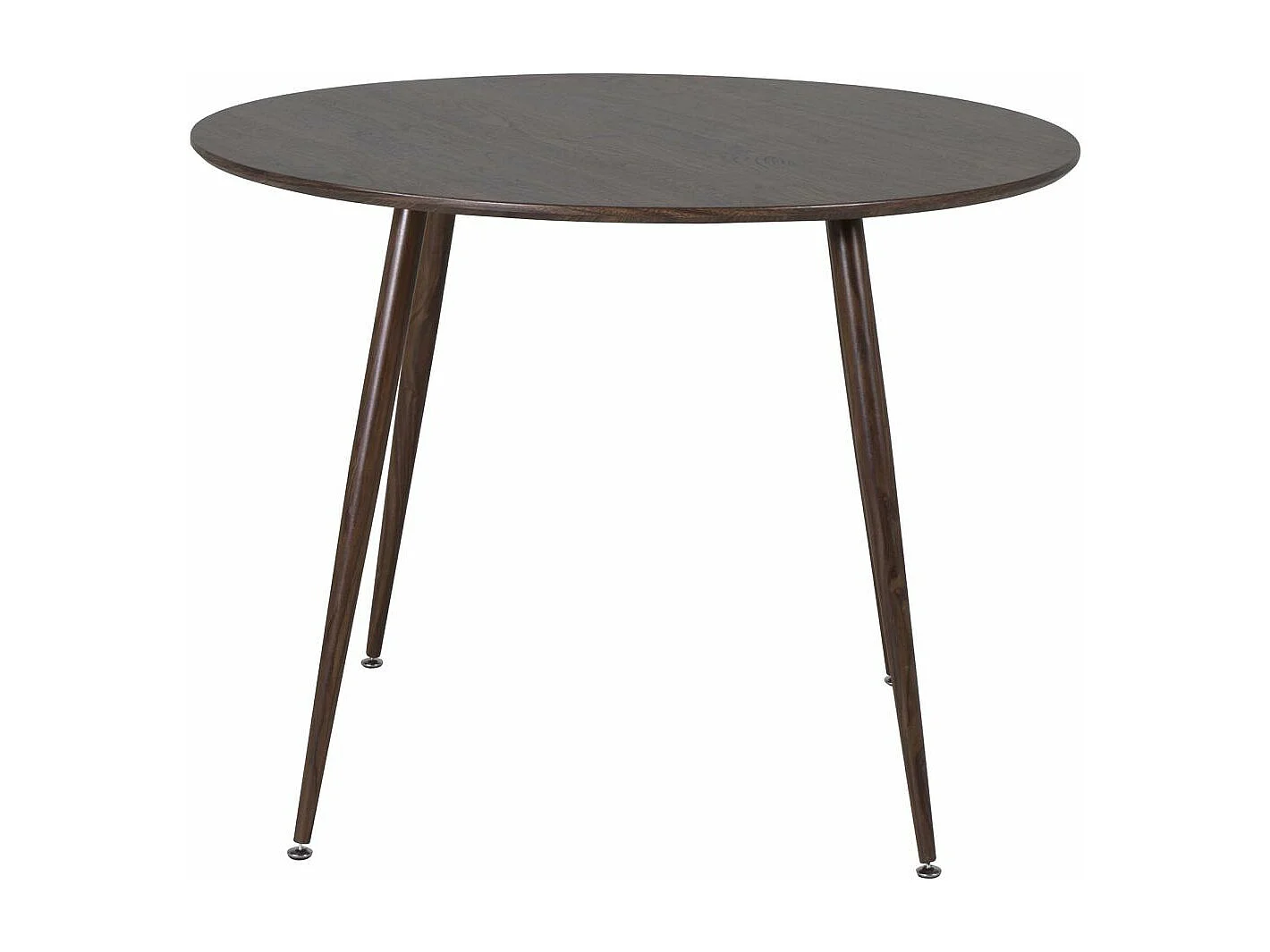 Tavolo rotondo Plaza in MDF e acciaio 100 cm