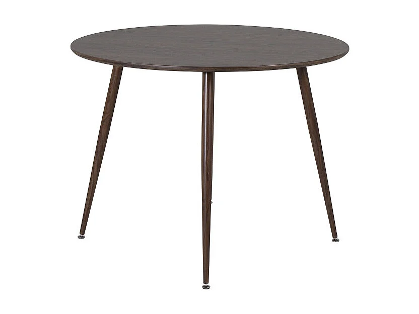 Table à Manger Ronde "Plaza" 100cm Noyer