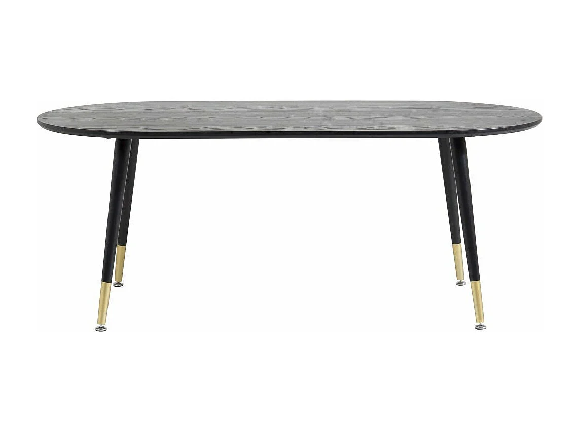 Table Basse Ovale "Dipp" 120cm Noir